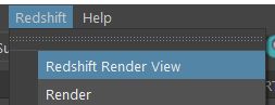 使用Redshift Render View面板